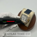 VVS1 Moissanite Atlas Time Co Imperium Stainless Steel Mechanical Watch - GRA CERTIFIED (Gold/Blue)