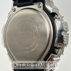 VVS1 Moissanite G-Shock DW6900-1V Watch - GRA CERTIFIED