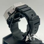 VVS1 Moissanite G-Shock GA-2100-1A1 Watch - GRA CERTIFIED