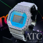 VVS1 Moissanite G-Shock DW-5600TL-7 Watch - GRA CERTIFIED