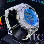 VVS1 Moissanite G-Shock GA-110AS-5A Watch - GRA CERTIFIED