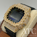 VVS1 Moissanite G-Shock DW-5600RW-1 Watch - GRA CERTIFIED