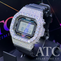 VVS1 Moissanite G-Shock DW-5600UE Watch - GRA CERTIFIED