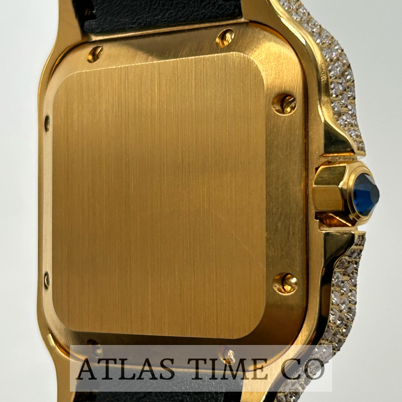 VVS1 Moissanite Ghost Series Stainless Steel Mechanical Watch - GRA CERTIFIED (Gold/Blue)