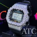 VVS1 Moissanite G-Shock DW-5600UE Watch - GRA CERTIFIED