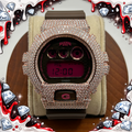 VVS1 Moissanite G-Shock DW6900HH-5 Hardies NYC Special Edition Watch - GRA CERTIFIED