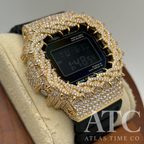 VVS1 Moissanite G-Shock DW-5600RW-1 Watch - GRA CERTIFIED