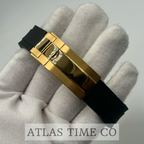 VVS1 Moissanite Ghost Series Stainless Steel Mechanical Watch - GRA CERTIFIED (Gold/Black)