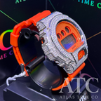VVS1 Moissanite G-Shock DW6900GL-4DR "Lucky Drop" Watch - GRA CERTIFIED