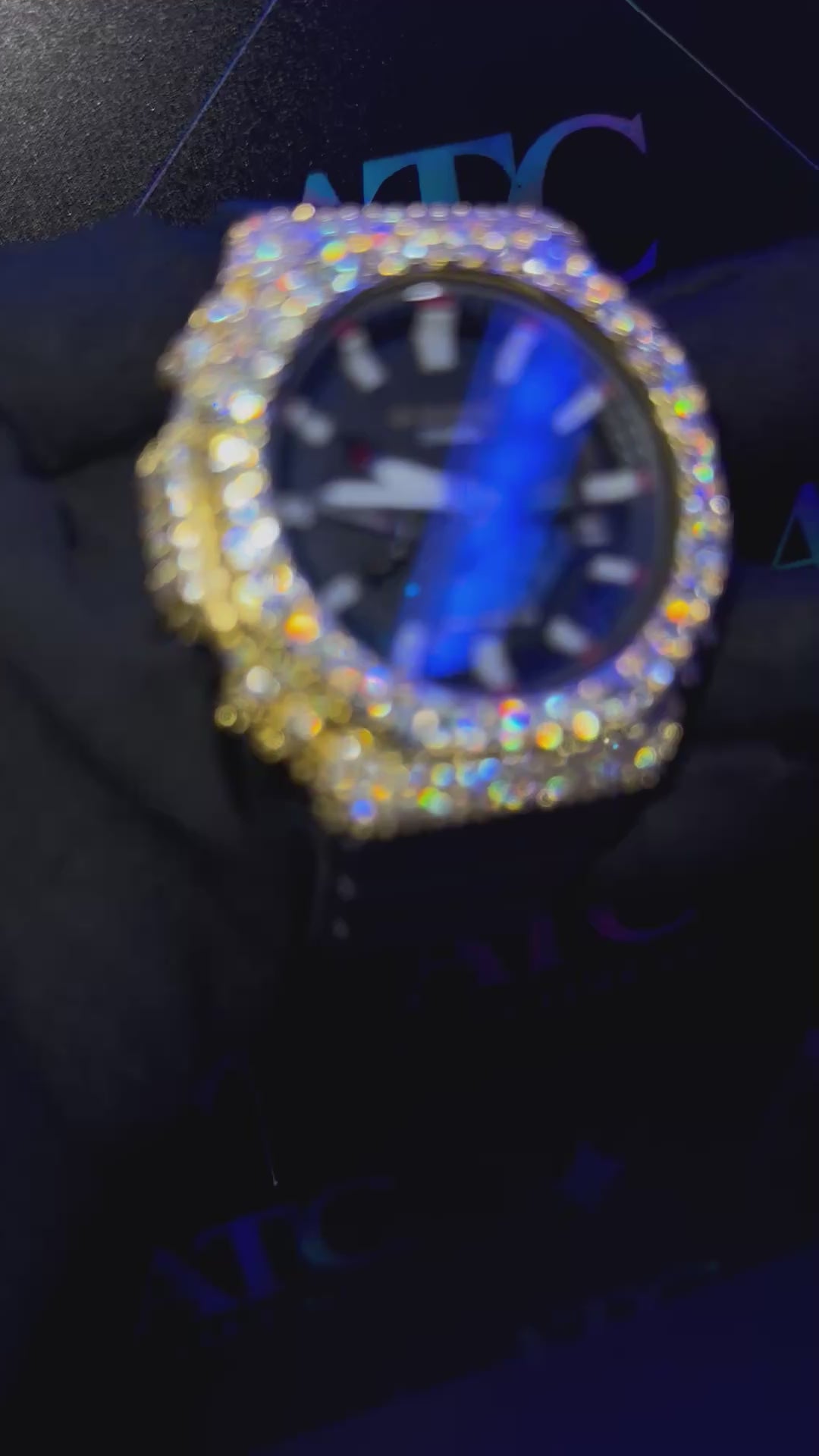 VVS1 Moissanite G-Shock GA-2100-RL Watch - GRA CERTIFIED