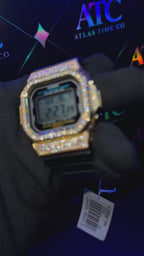 CZ Simulated Diamonds G-Shock G-5600UE Watch - 5A Grade Cubic Zirconia